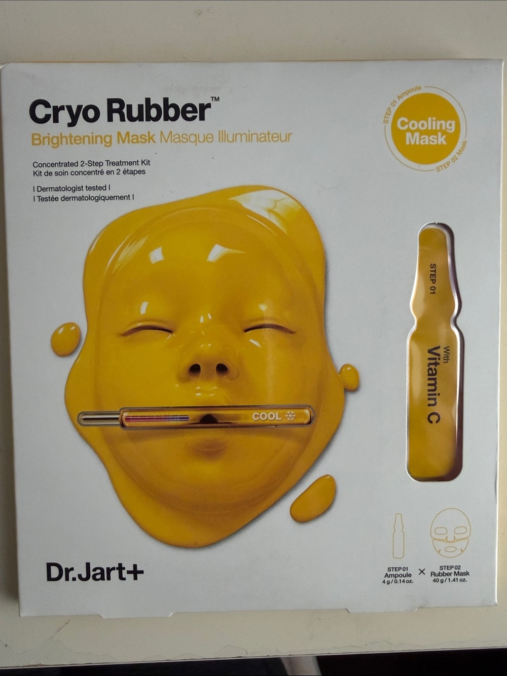 Dr. Jart+ Cryo Rubber Brightening Cooling Mask - Yellow